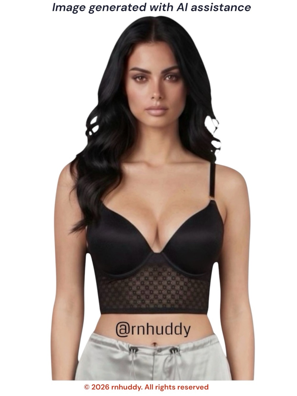 Victorias Secret 38DD black very sexy icon logo push up Demi bra